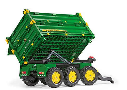 Rolly Toys 12/504/3 Rollymulti Trailer John Deere - Remolque de juguete de 3 ejes , Modelos/colores Surtidos, 1 Unidad