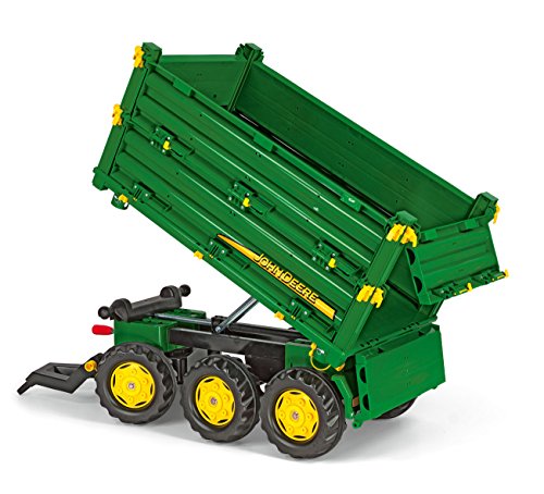 Rolly Toys 12/504/3 Rollymulti Trailer John Deere - Remolque de juguete de 3 ejes , Modelos/colores Surtidos, 1 Unidad