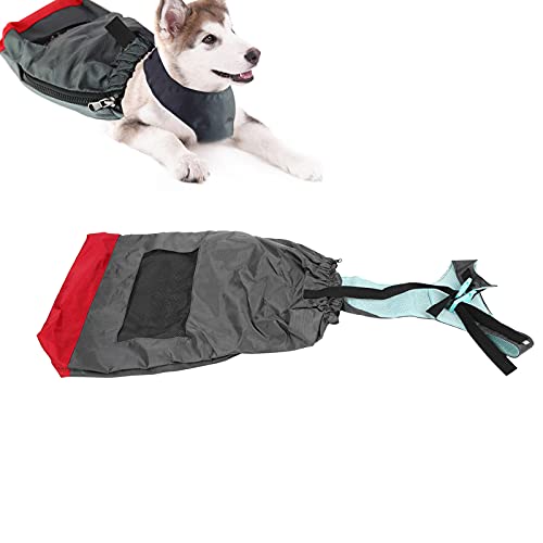 ROMACK Bolsa de Arrastre para Perros discapacitados, Bolsa de Remolque para Perros Resistente al Desgaste para Mascotas con Patas traseras paralizadas o discapacitadas lesionadas(S)