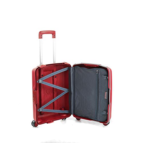 Roncato Maleta Pequeña XS Rigida Light - Cabina cm. 55 x 40 x 20 Capacidad 41 L, Organización Interna, Cierre TSA, Aprobado para: Ryanair Easyjet Lufthansa, Garantìa 10 años