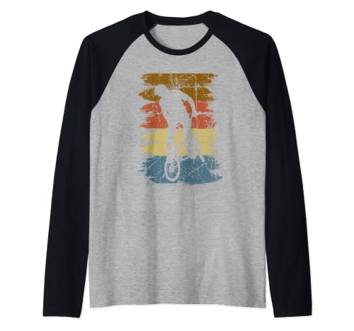 Ropa BMX de diseño de bicicleta Camiseta Manga Raglan