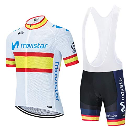 Ropa Ciclismo Hombre MTB Verano,Maillot Ciclista Verano Manga Corta +Pantalones Ciclismo