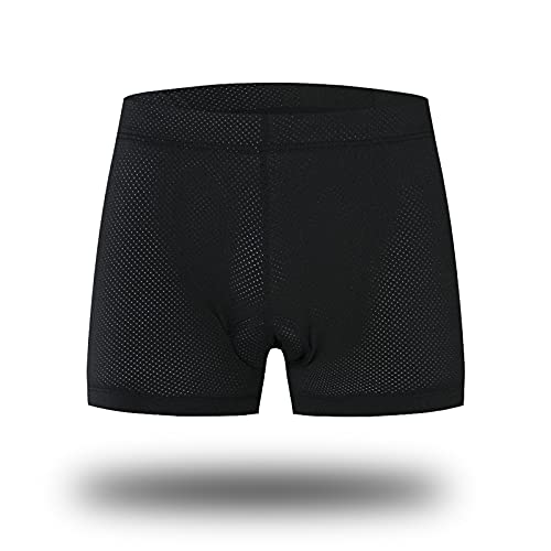 Ropa Interior de Ciclismo Hombre con 3D Gel Acolchado MTB Boxer Ciclismo Pantalones Cortos