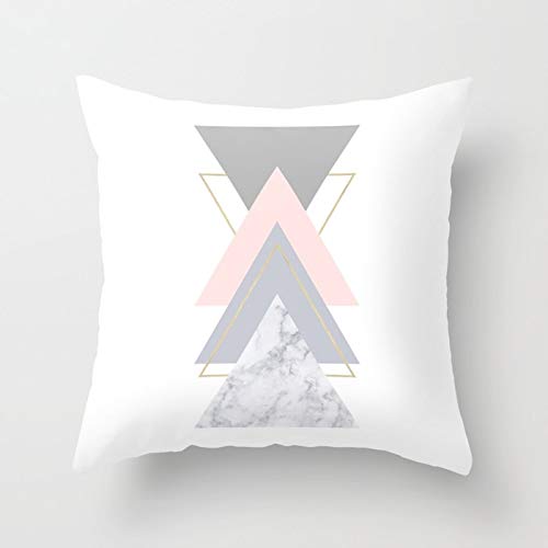 Rosa Throw Pillow Case Mountain Minimal Line Piña Sofá Cojín Decoración Funda de Almohada Funda de Almohada Funda de cojín A7 45x45cm 2pc