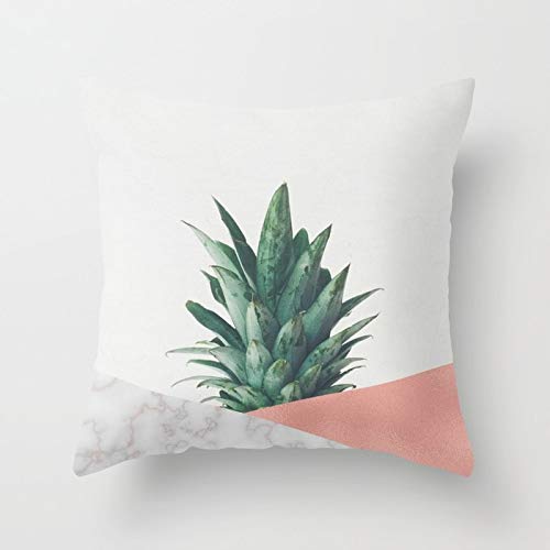 Rosa Throw Pillow Case Mountain Minimal Line Piña Sofá Cojín Decoración Funda de Almohada Funda de Almohada Funda de cojín A7 45x45cm 2pc