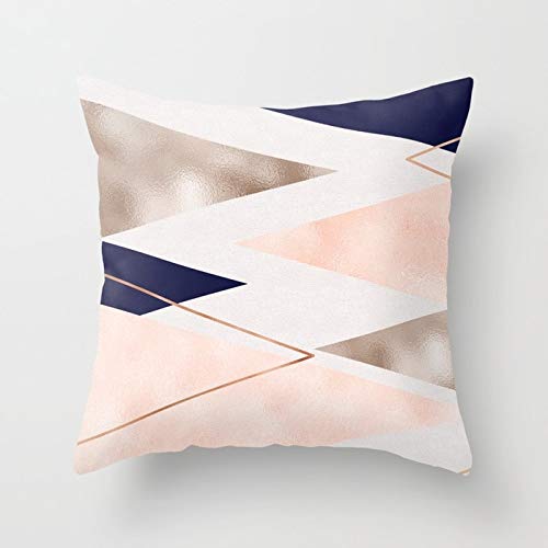 Rosa Throw Pillow Case Mountain Minimal Line Piña Sofá Cojín Decoración Funda de Almohada Funda de Almohada Funda de cojín A7 45x45cm 2pc