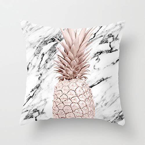 Rosa Throw Pillow Case Mountain Minimal Line Piña Sofá Cojín Decoración Funda de Almohada Funda de Almohada Funda de cojín A7 45x45cm 2pc