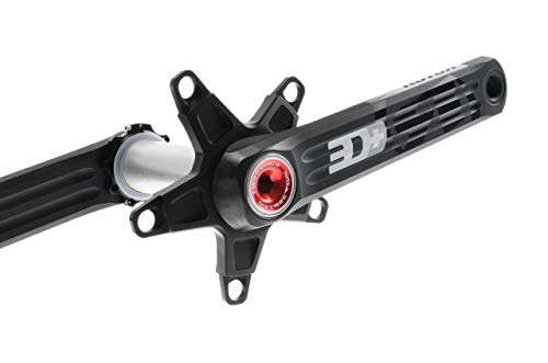 ROTOR 3D + Bielas 110 mm Compacto Negro/Rojo y manivela Longitud 175 Mm 2017 MTB