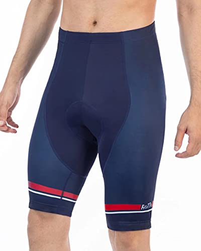 ROTTO Pantalones Cortos de Ciclismo para Hombre Pantalones Cortos de Bicicleta Acolchados