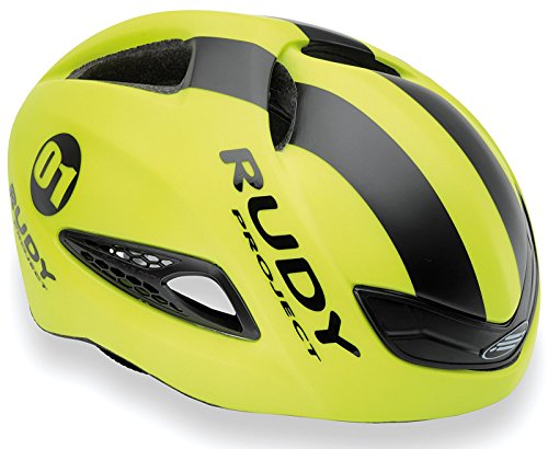 RUDY PROJECT L Helmet Boost 01 Yellow Fluo Black Matte, Unisex Adulto, Amarillo Fluorescente, Negro Mate