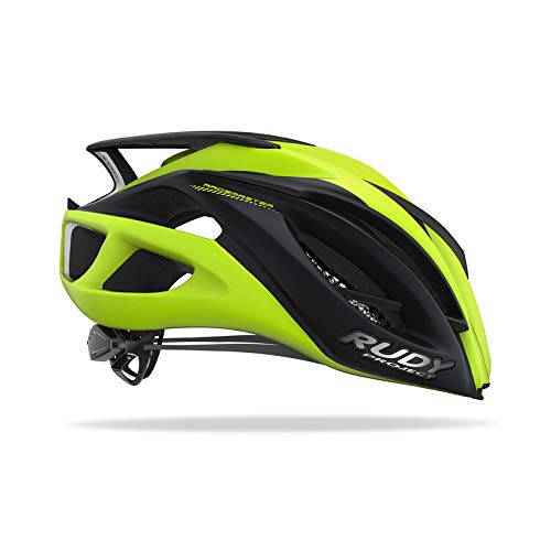 Rudy Project Racemaster - Casco de Bicicleta - Amarillo/Negro Contorno de la Cabeza S-M | 54-58cm 2019