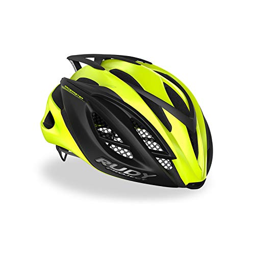 Rudy Project Racemaster - Casco de Bicicleta - Amarillo/Negro Contorno de la Cabeza S-M | 54-58cm 2019