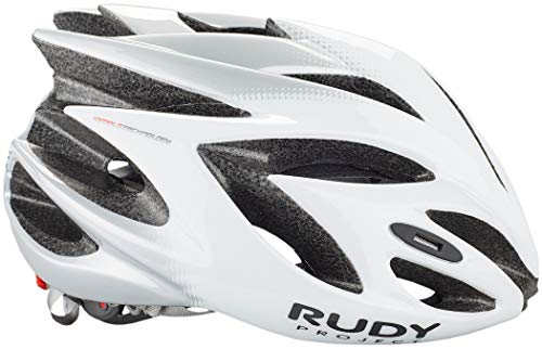 Rudy Project Rush - Casco de Bicicleta - Gris/Blanco Contorno de la Cabeza L | 59-62cm 2019