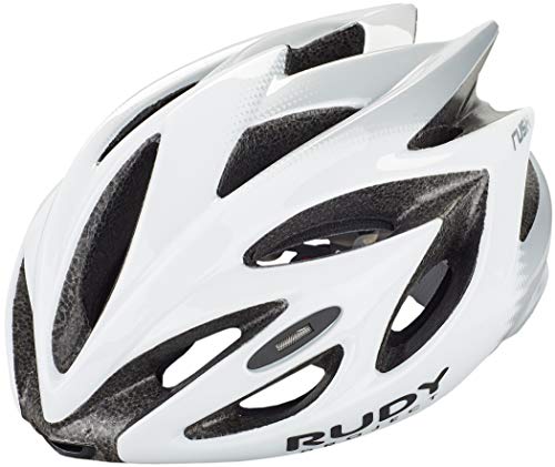 Rudy Project Rush - Casco de Bicicleta - Gris/Blanco Contorno de la Cabeza L | 59-62cm 2019