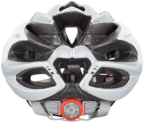 Rudy Project Rush - Casco de Bicicleta - Gris/Blanco Contorno de la Cabeza L | 59-62cm 2019