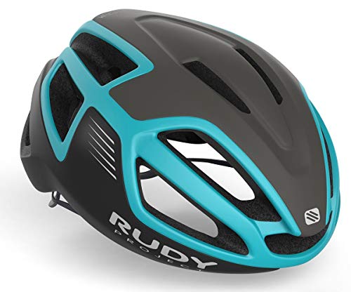 Rudy Project Spectrum 2019 - Casco para bicicleta (talla S, 51-55 cm), color turquesa y negro mate