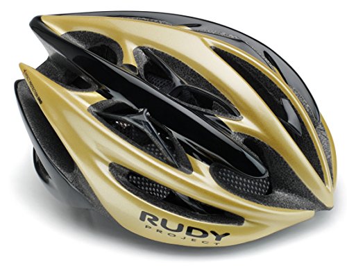 Rudy Project Sterling + - Casco de Bicicleta - Negro/Dorado Contorno de la Cabeza S-M | 54-58cm 2019