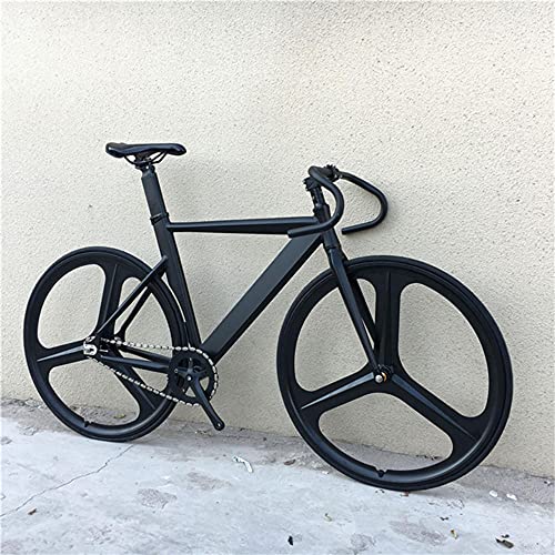 Rueda de Bicicleta Fixie de una Velocidad de aleación de magnesio de 3 Rayos 700c, Juego de Ruedas de Bicicleta de piñón Fijo, Juego de Ruedas Delanteras traseras de Ciclismo-Verde-Doble-Rueda