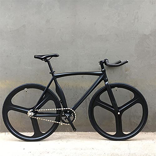 Rueda de Bicicleta Fixie de una Velocidad de aleación de magnesio de 3 Rayos 700c, Juego de Ruedas de Bicicleta de piñón Fijo, Juego de Ruedas Delanteras traseras de Ciclismo-Verde-Doble-Rueda