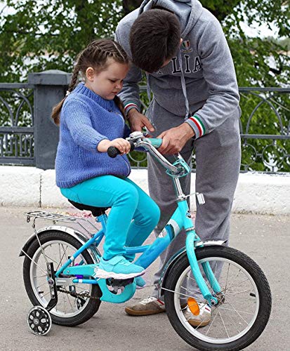 Ruedines de Entrenamiento para Bicicleta Infantil, Bicicleta Infantil Ruedines, Ruedines Bicicleta, Ruedines, Ruedas Estabilizadoras (Negro)