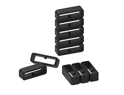 Ruentech - Correa de Silicona para Reloj Inteligente Garmin Forerunner 935, Cierre Seguro, Color 10PCS