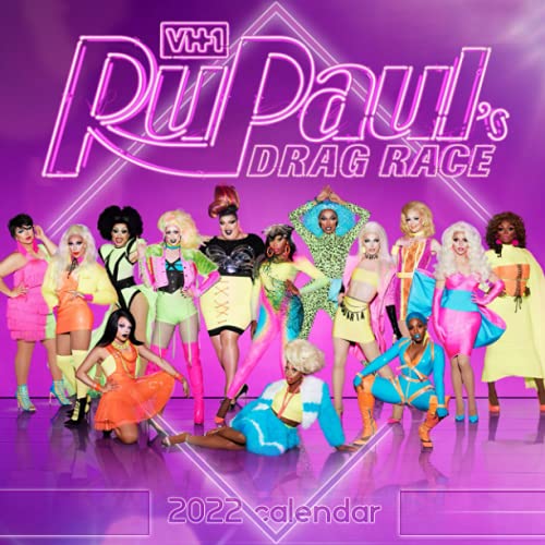RuPaul's Drag Race Calendar 2022: 2021-2022 Calendar planner - 18 months - movie tv series films Gifts boys girls kids and all Fans