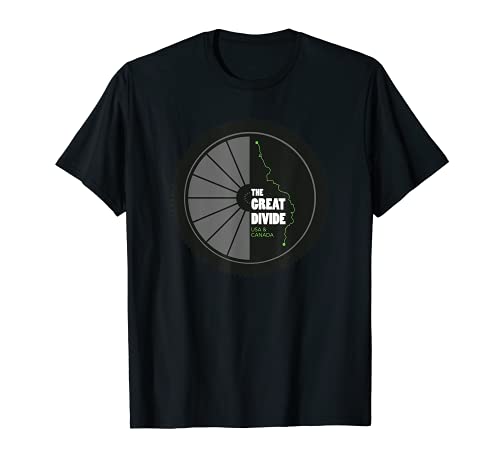 Ruta de bicicleta de montaña Great Divide – Estados Unidos & Canadá Camiseta