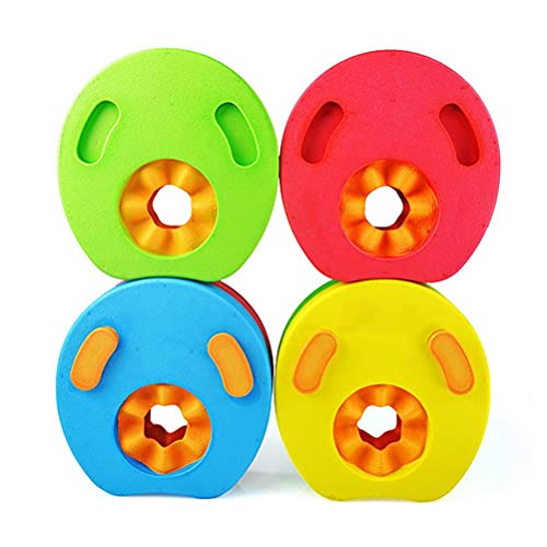 Rvtkak Flotadores De Brazo, 4 Piezas De Los Niños Del Brazo Flotador De Los Discos De Eva Swim Float, Coloridos Discos Brazaletes, Mangas Flotantes Círculos De Flotabilidad Anillos