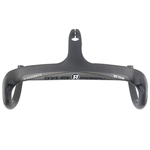 RXL SL 1-1/8" Integrado Manillar Bicicleta Carretera Carbono Gris 3K Mate Bicicleta Carretera Carbono 420-110mm