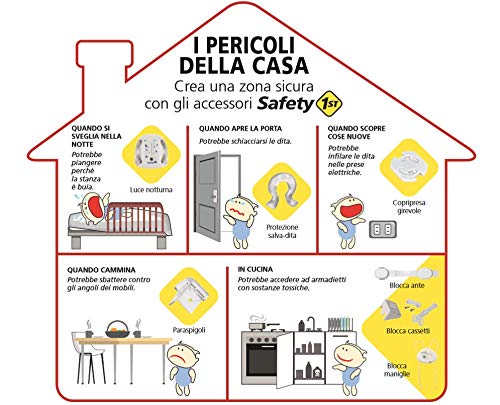 Safety 1st Tapa enchufes con llave