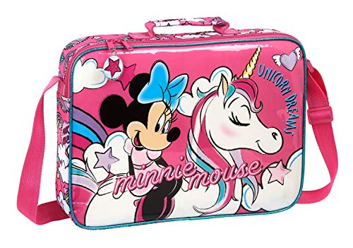 safta 612012385 Cartera Extraescolares de Minnie Mouse, Rosa, Único