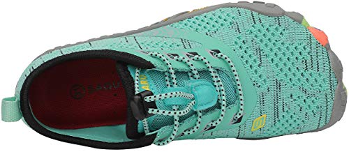 SAGUARO Barefoot Zapatillas de Trail Running Niños Niñas Minimalistas Zapatos de Deporte Antideslizantes Calzado Descalzos para Fitness Caminar Correr en Asfalto Montaña Senderismo Agua, Morado, 28 EU