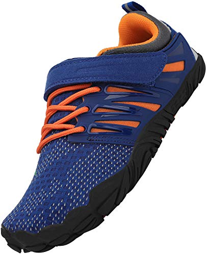 SAGUARO Niña Barefoot Zapatos Niños Antideslizante Zapatillas de Trail Running Minimalistas Zapatillas Deportes Acuáticos Secado Rápido Correr Nadar, Azul 31