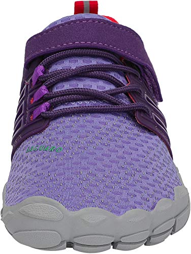 SAGUARO Niños Zapatos Descalzos Adolescentes Zapatillas de Trail Running Zapatos de Agua Deportes Zapatos de Playa Outdoor Playa Gym, Morado 34