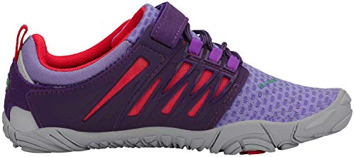 SAGUARO Niños Zapatos Descalzos Adolescentes Zapatillas de Trail Running Zapatos de Agua Deportes Zapatos de Playa Outdoor Playa Gym, Morado 34