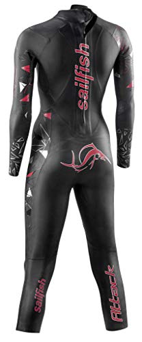 Sailfish Attack - Traje de triatlón para mujer, color negro, talla SML 2020