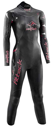 Sailfish Attack - Traje de triatlón para mujer, color negro, talla SML 2020