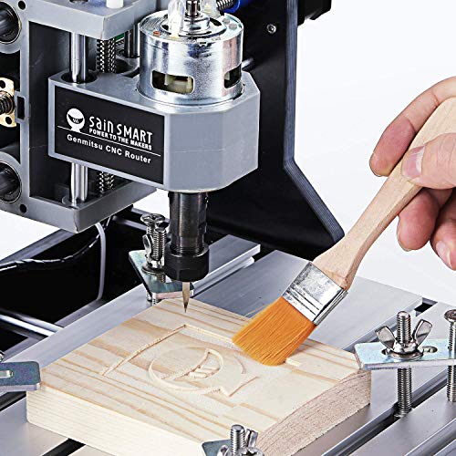 SainSmart Genmitsu CNC 3018-PRO Router Kit GRBL Control 3 ejes plástico acrílico PCB PVC tallado en madera fresadora, área de trabajo XYZ 300x180x45mm