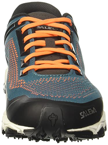 Salewa MS Lite Train Knitted Zapatillas de trail running, Malta/Fluo Orange, 42 EU