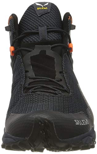 Salewa MS Ultra Flex 2 Mid Gore-TEX Zapatillas de trail running, Black Out/Red Orange, 45 EU
