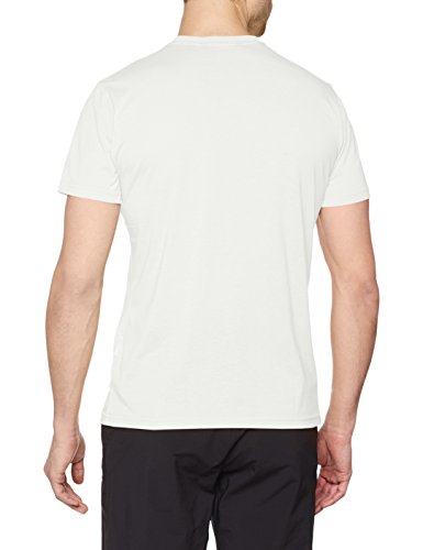 SALEWA Nidaba Dri-Rel M S/S tee Camiseta, Hombre, White, 46/S