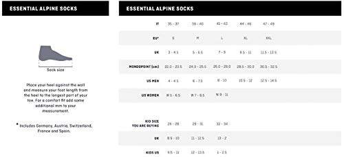 SALEWA Trek Balance VP Sock Calcetines, Unisex Adulto, Fade Black/Fluo Yellow, M