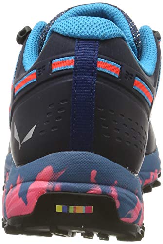 Salewa WS Speed Beat Gore-TEX Zapatillas de trail running, Patriot Blue/Fluo Coral, 37 EU