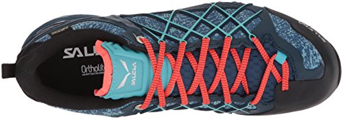 Salewa WS Wildfire Gore-TEX Zapatos de Senderismo, Poseidon/Capri, 38 EU