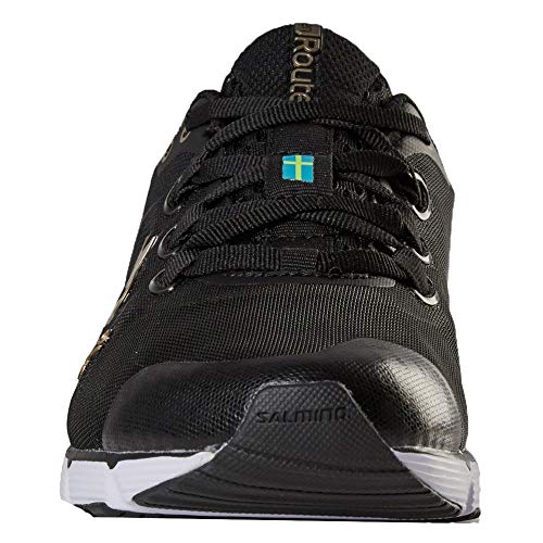 Salming EnRoute2 AH 2019 - Zapatillas de running para mujer, color negro y dorado, Negro (Negro ), 38 EU