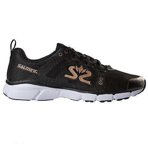 Salming EnRoute2 AH 2019 - Zapatillas de running para mujer, color negro y dorado, Negro (Negro ), 38 EU