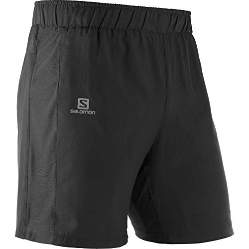 Salomon Agile 2in1 Short - 2In1 Short Para Running Hombre, Negro, L