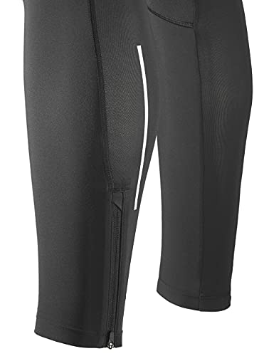 Salomon Agile Long Tight - Mallas de hombre con AdvancedSkin ActiveDry y 4-Way Stretch para running Hombre, Negro (Black), S