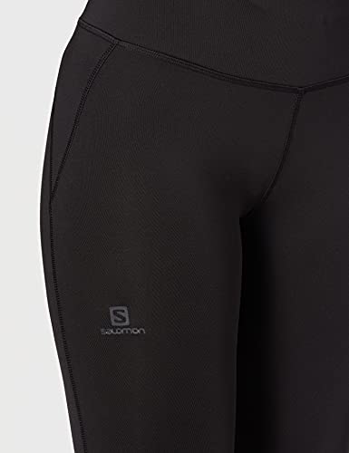 Salomon Agile Long Tight - Mallas Para Running Mujer, Negro (Black), M