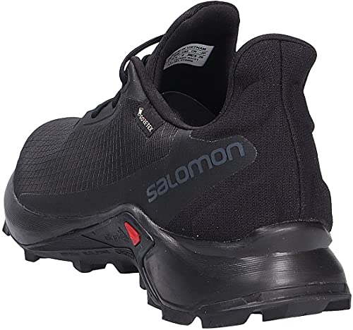 Salomon Alphacross 3 Gore-Tex (impermeable) Hombre Zapatos de trail running, Negro (Black/Black/Black), 44 ⅔ EU